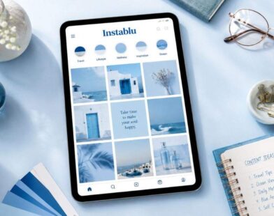 Instablu: Create a Calm Blue Social Media Style in 2026