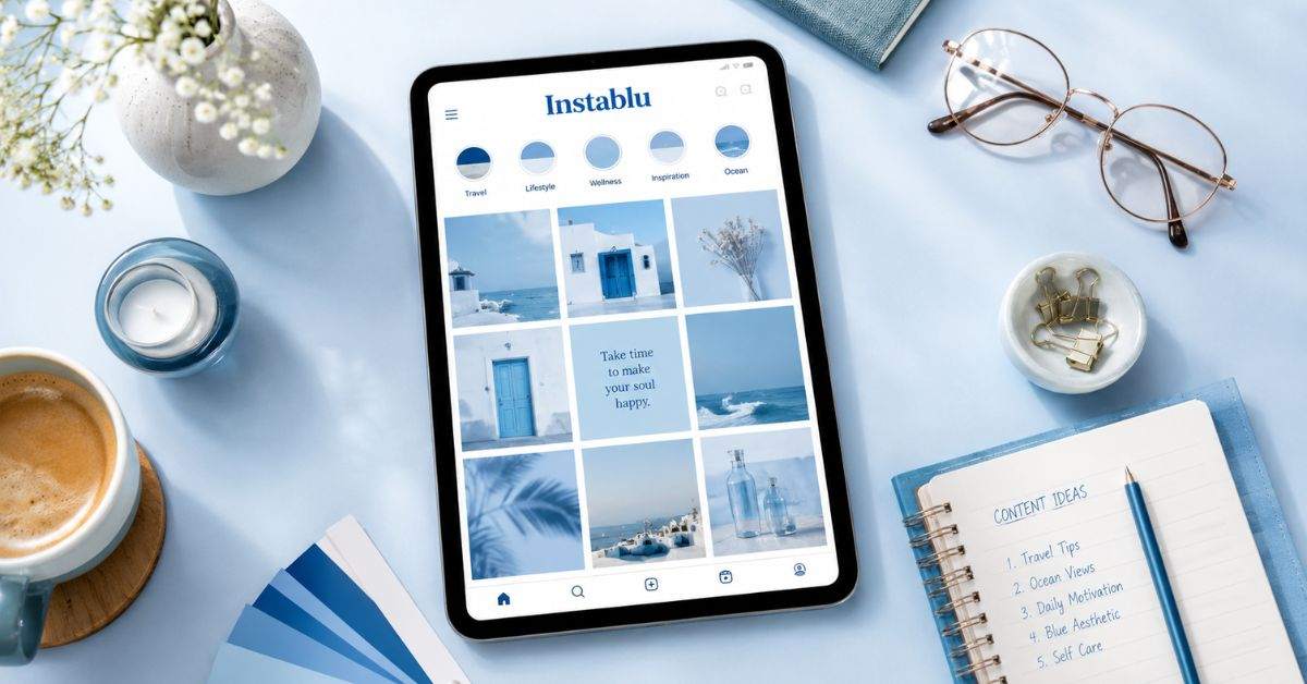 Instablu: Create a Calm Blue Social Media Style in 2026
