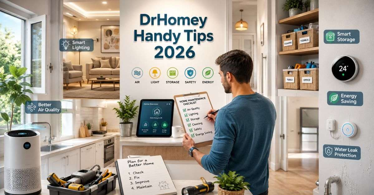DrHomey Handy Tips: Healthier And Smarter Home